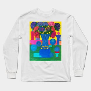 Flowers and Orbs Long Sleeve T-Shirt